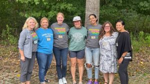 A group photo of CEE-Change Fellows at the leadership retreat