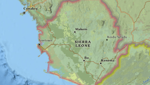 Map of Sierra Leone