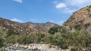 Picture of mountains and rivers. 