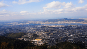 Panorama of Kitakyushu, Japan.