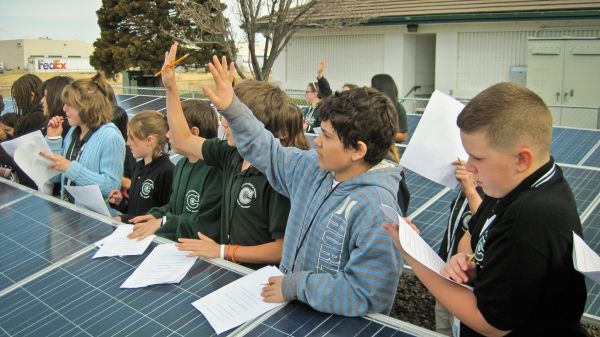 Black Rock Solar Field Trip to The Children's Cabinet with Clayton Middle School