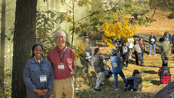 Educators standing outdoors for Diversity Education In Nature Workshop