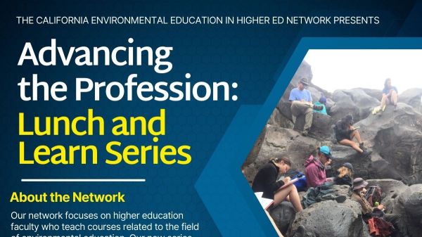 Lunch and Learn Flyer that includes dates of upcoming events