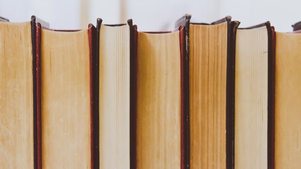 A stack of books