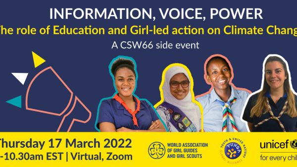 Information, Voice, Power: Enabling Girl-led Action on Climate Change Information, Voice, Power: Enabling Girl-led Action on Climate Change