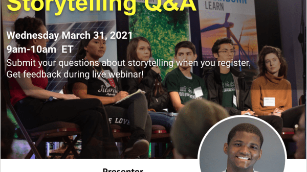 Cornell and Drawdown Webinar: Storytelling Q&A 9-10am March 31