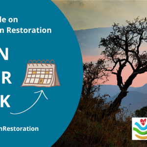 Banner for UN Decade on Ecosystem Restoration Weekly Events.