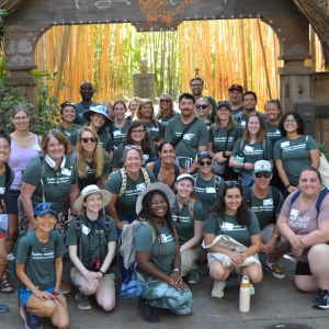 A group of teachers visiting Tiger Trail at the Teacher Workshops in Conservation Science