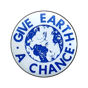 Give Earth A Chance logo (created in 1969)