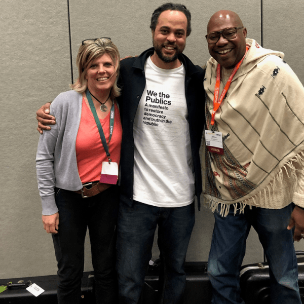 Annie Perkins, SFI/PLT Sr. Director, Strategic Engagement, Emmanuel Pratt, Co- Founder & ED, Sweet Water Foundation and  James McGirt, SFI/PLT Manager, Service Learning & Community Engagement